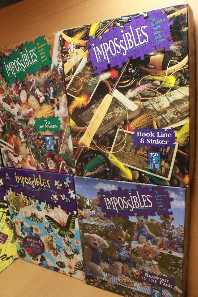 WOW - Impossibles Jigsaw Puzzle BePuzzled Borderless 750 Pieces + 5 Extra Pieces - Image 3 of 4