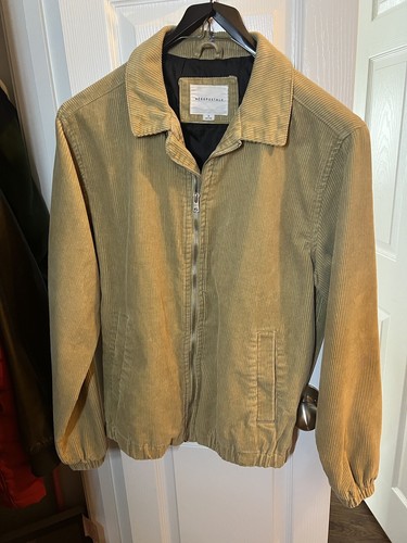 Aeropostale Jacket Mens tan Corduroy AMERICAN CLASSIC Size M