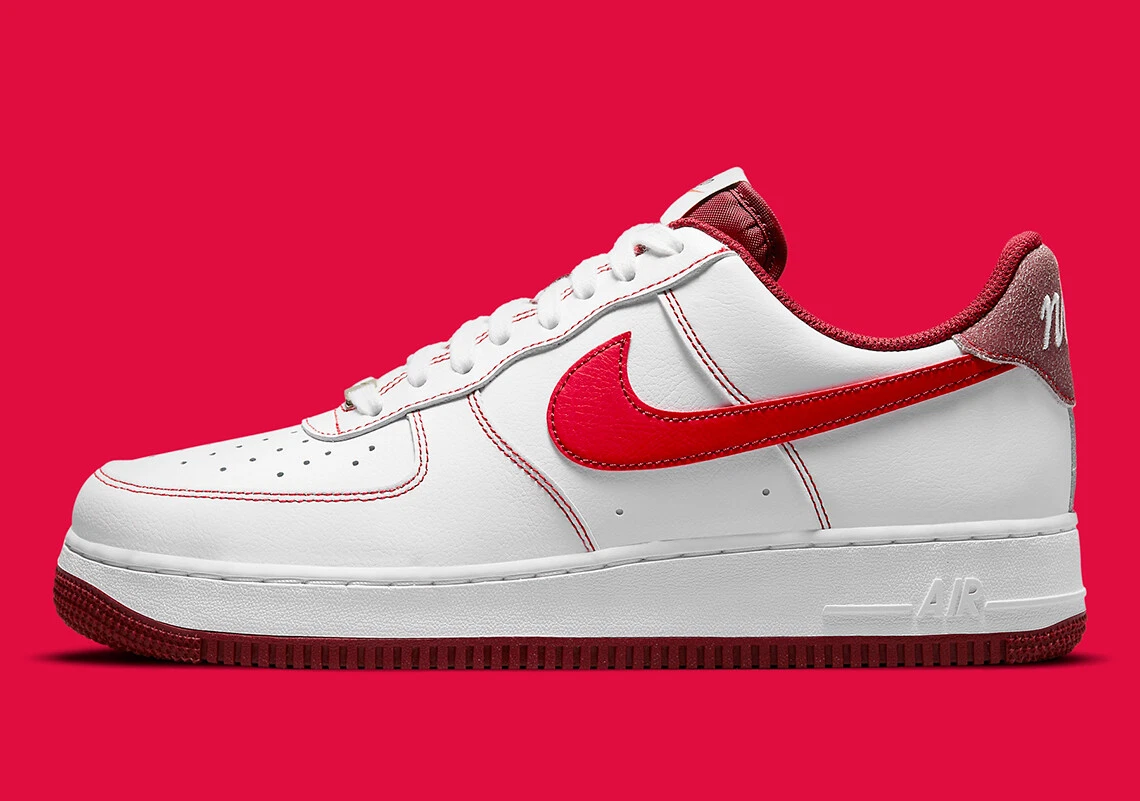 Nike Air Force 1 One Low '07 First Use White University Red
