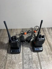 Lot of 2, Retevis H-777, 2-Way Radio with AC Adapters + Cradle - Working