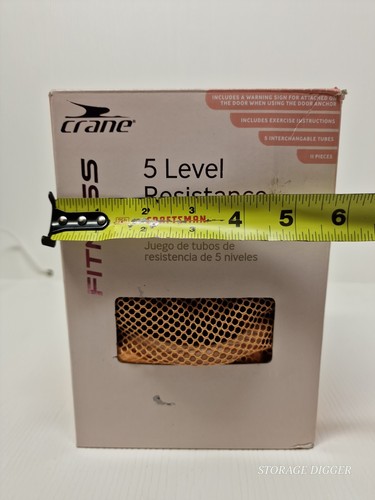 Crane Five Level Resistant Tube Set For Fitness 5 Colors Open Box - Picture 6 of 8