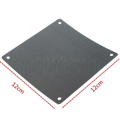 5PCS 120mm Cuttable Black PVC PC Fan Dust Filter Dustproof Case Computer M&I _ou