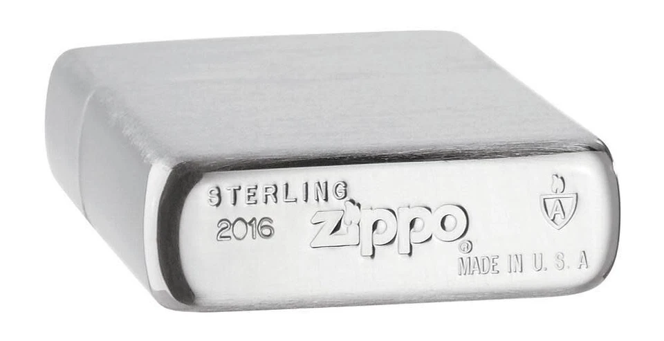 Zippo 26, High Polish Sterling Silver Armor Lighter, NEW - Image 3 of 3