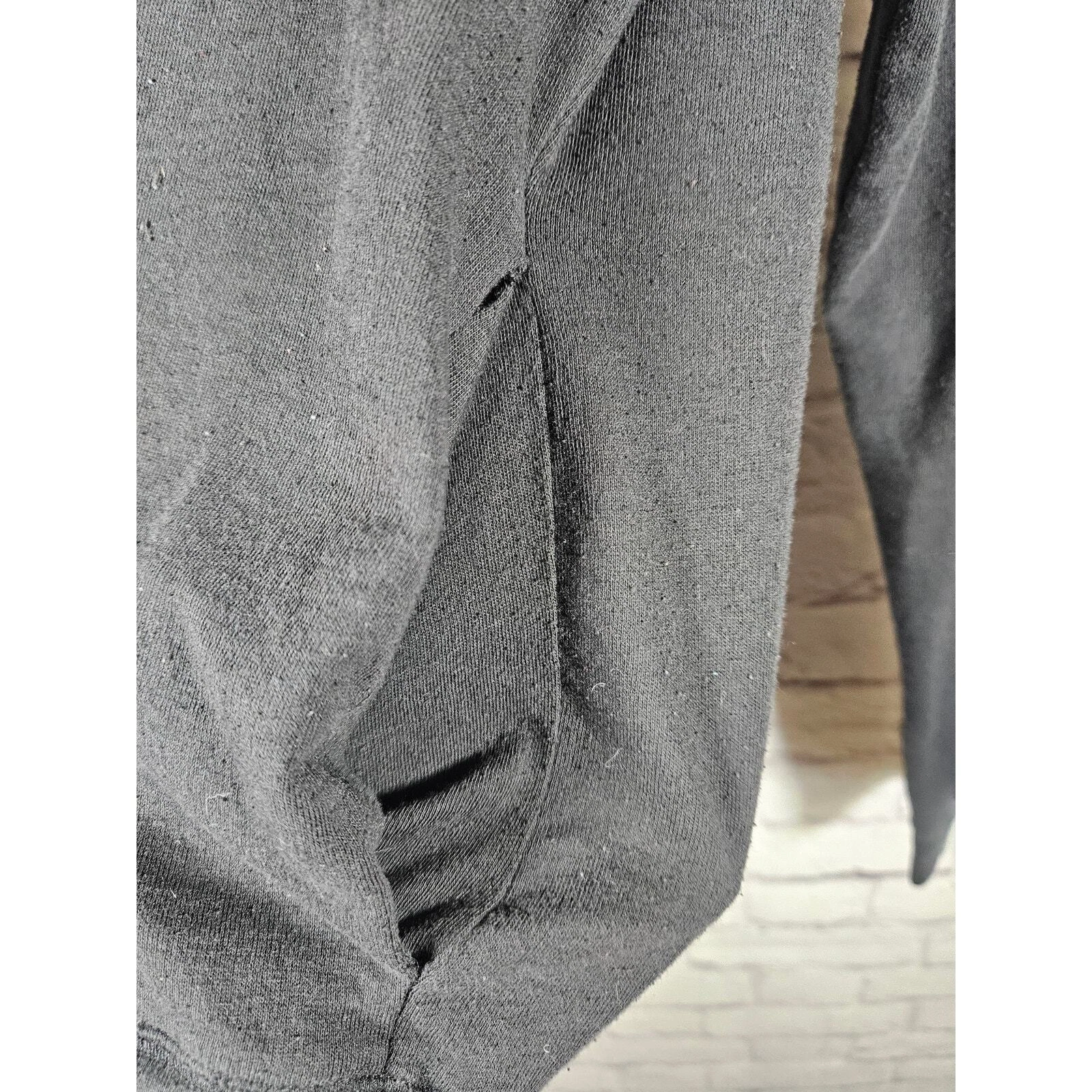 UNDERCOVER Felpa con cappuccio Victoria's Secret rosa Y2K nera paillettes arcobaleno grande scintillante zip anteriore