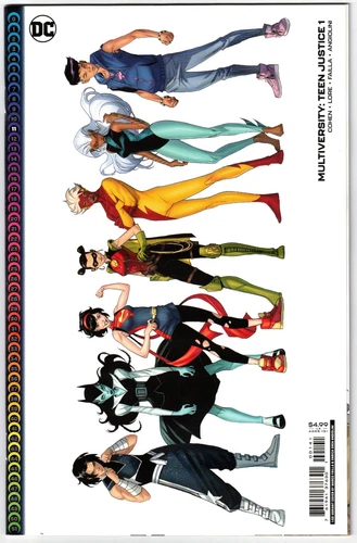 MULTIVERSITY TEEN JUSTICE #1- 1:50 FAILLA HORIZONTAL CARDSTOCK VARIANT