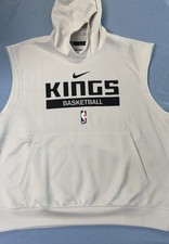 Nike Dri-Fit Sacramento Kings Player Issued Sleeveless Hoodie Size XXL