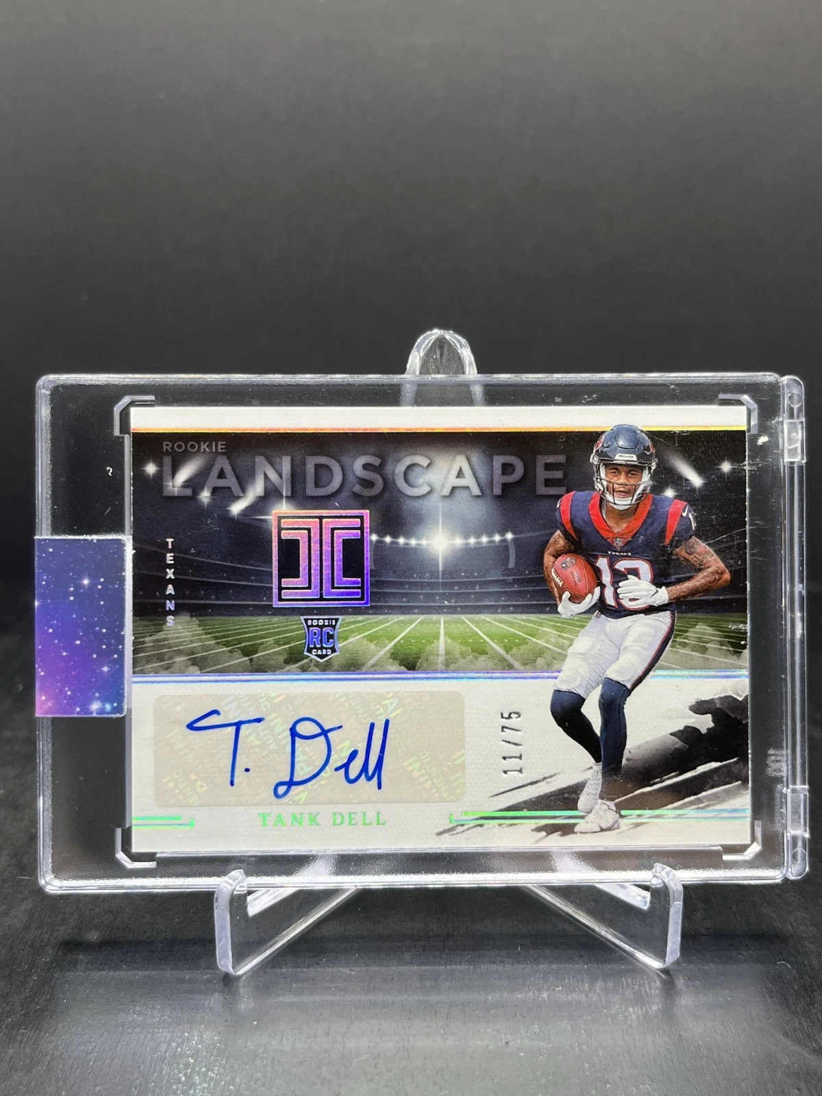 Tank Dell Panini Impeccable Rookie Landscape Autographs #RLATD Silver