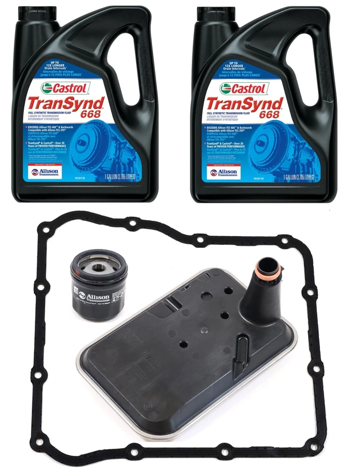Allison 1000 Transmission Service Kit Filter Gasket TranSynd 668 LB7 LLY Duramax - Bild 1 von 4