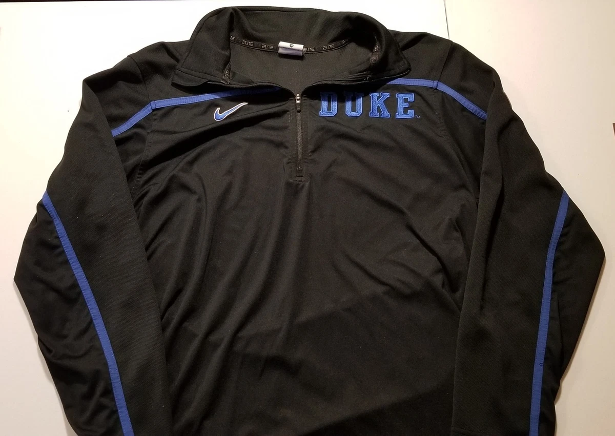 【美品】NIKE Duke Blue Devils ナイロンスタジャン 黒 青 Nike Black Duke Blue Devils NCAA одежда и сувениры для фанатов