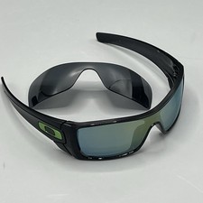 Oakley BATWOLF Matte Black 2 POLARIZED Lenses Black Jade Iridium Sunglasses