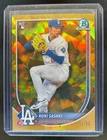 2025 Bowman Chrome Sapphire Roki Sasaki RC Gold Refractor Rookie #11/50 Dodgers
