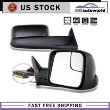 Tow Mirrors For 1994-1997 Dodge Ram 1500 2500 3500 Pick Up Flip Up Power Mirror Tow Mirrors For 1994-1997 Dodge Ram 1500 2500 3500 Pick Up Flip Up Power Mirror