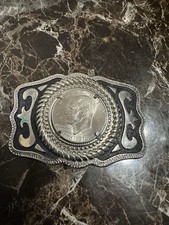 Bicentennial Eisenhower Dollar Belt Buckle