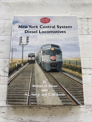 #ad New York Central System Diesel Locomotives Edson 1995 HC Railroad Book $27.30