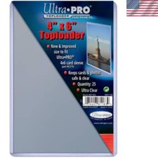 4" X 6" Toploader 25Ct
