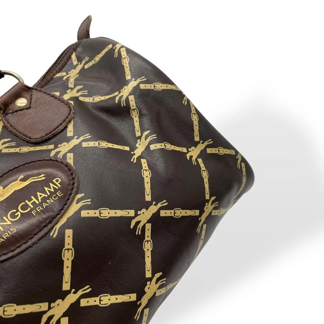 Bellissima borsa LONGCHAMP Longchamp Longchamp borsa Boston pelle marrone