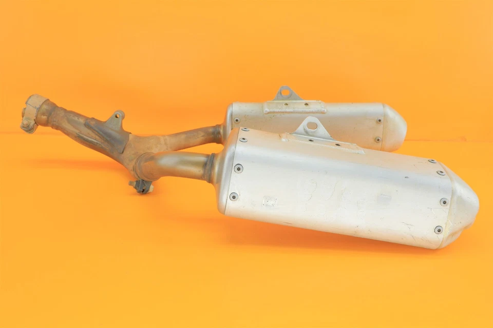 14-17 2015 CRF250R CRF250 OEM Juego de tubos de escape doble silenciador extremo Foto 4 de 4