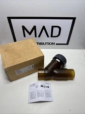 Gf Piping Systems 192306550 Y Strainer, 2" Pipe, Spigot, Pvc, 150 Psi At 68