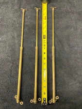 BRASS  BOAT HATCH SUPPORTS ADJUSTABLE AND THEY LOCK,VINTAGE