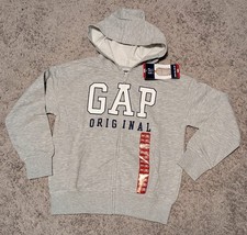 NWT GAP Kids Full Zip Up Hoodie Sweatshirt Jacket Boys Size 8