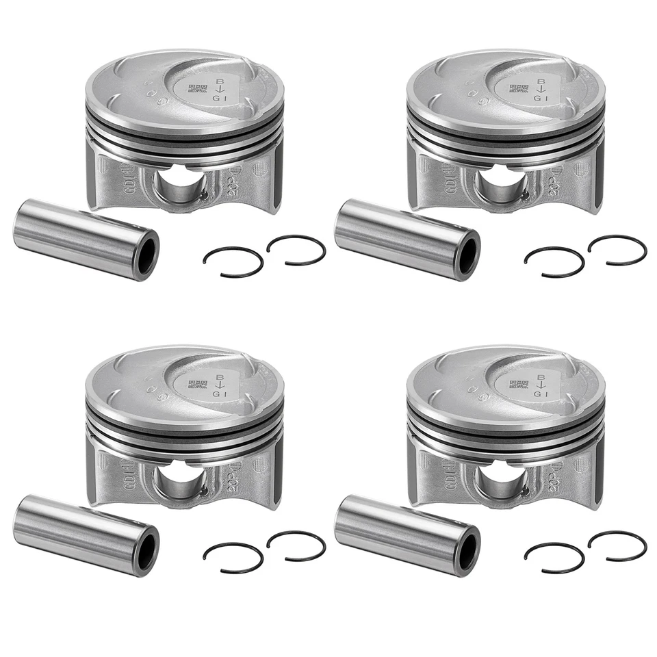 Juego de pistones y anillos para Hyundai Sonata Kia Optima 2.0L Turbo L4 de gran tamaño +0.5MM Foto 2 de 4