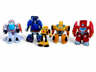 Transformers Rescue Bots Figure Kid's Toy Lot Bumblebee/Heatwave/Chase Age 4 - 8