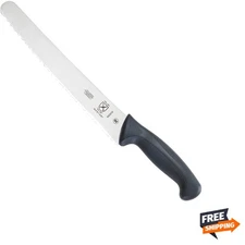 M23210 Millennia Black Handle, 10-Inch Wide Wavy Edge, Bread Knife
