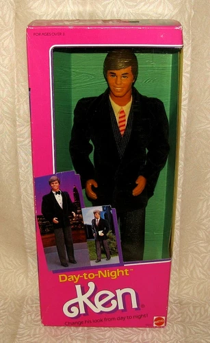 Vintage1984 Mattel Day-To-Night Ken #9019 New In Box (LQQK)