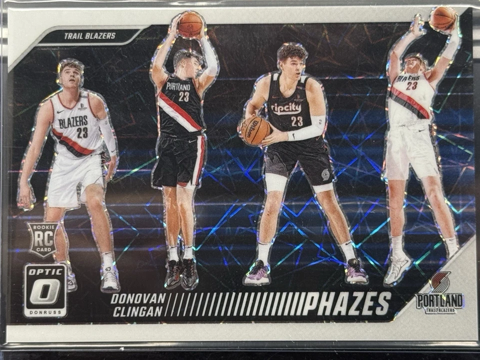 2024-25 Donruss Optic DONOVAN CLINGAN Phazes SSP Case Hit RC🔥🔥🔥 BONUS CARDS - Image 2 of 3