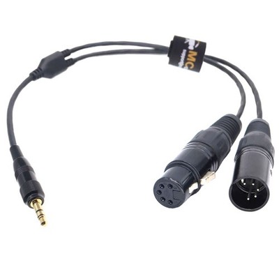 DMX Adapter Cable for NANLITE Forza, FC, PavoSlim, Pavotube ll, 3.5 to XLR 5pin
