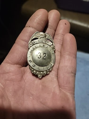 Ww2 U.S. Army Auxiliary Military Police Badge