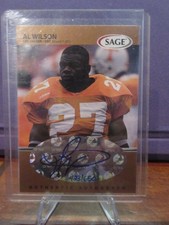 1999 SAGE Al Wilson Auto Bronze Rookie RC #238/650 Volunteers Broncos