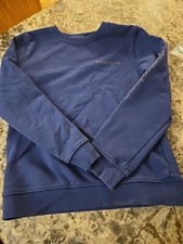 Lincoln Outfitters Youth XL 14 Blue Pullover Sweatshirt Raglan Sleeve 0021