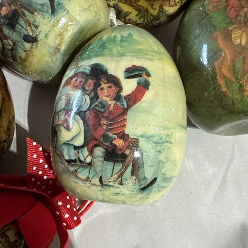 Patricia Reach Christmas Ornaments Bears, Santa, Kids On Sleigh - Picture 6 of 14