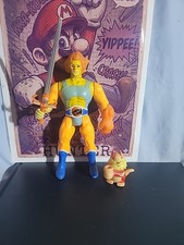 Vtg Ljn Thundercats 1985 LION-O Orange Sword & Claw w/ Snarf - Working Action!!