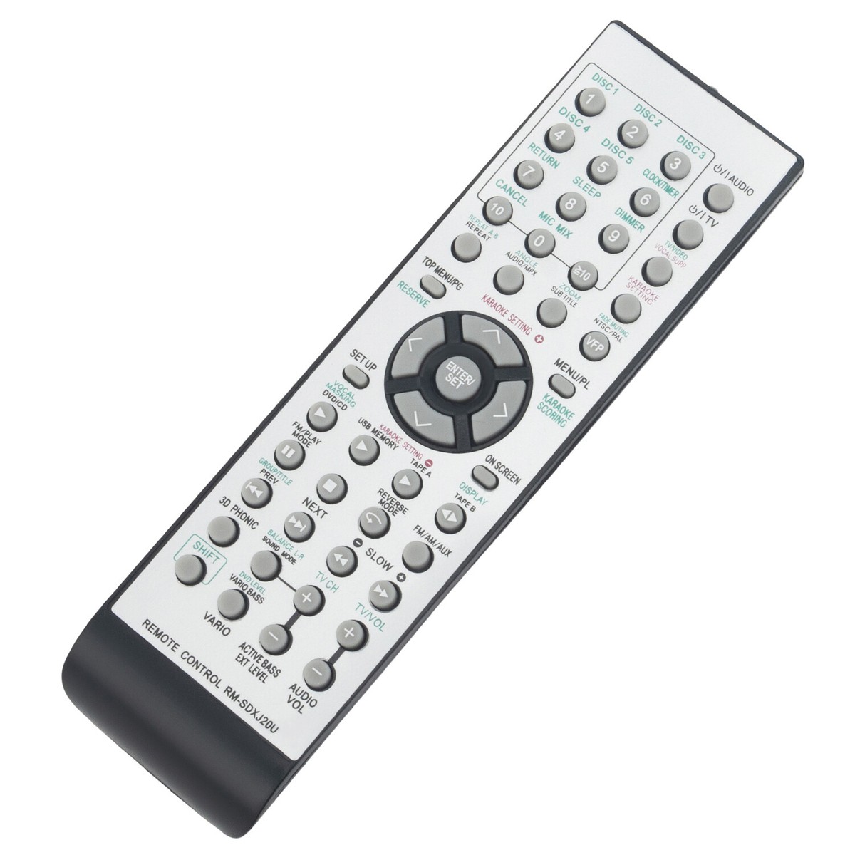 RM-SDXJ20U Replace Remote for JVC DX-J21 CA-DXJ36 CA-DXJ11 CA