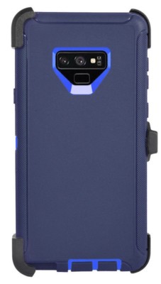 For Samsung Galaxy Note 9 Case Cover (Clip Fits Otterbox Defender) Navy Blue