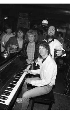 Slade veröffentlichen ihr neues Album Rogues Gallery eine Party abgehalten Roya 1985 altes Foto 4 x 6
