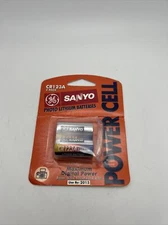 GE Sanyo Lithium batteries 2 pack CR123A READ!!!