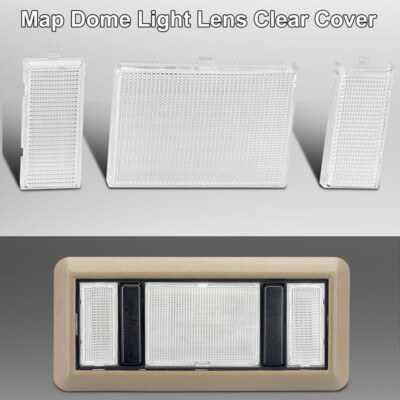 Car Overhead Dome Roof Map Light Len Cover Set Fit For Chevy Silverado 1988-1998