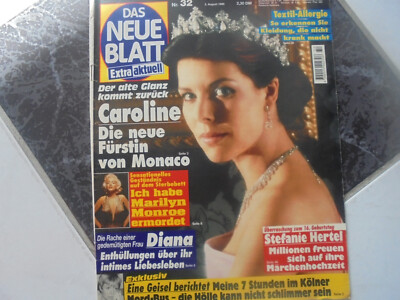 D.N.Bl. 32/1995 TB:Prinz. Caroline/M.Monroe/Diana/Dallas/K.H.Böhm/M.u.C. Jürgens