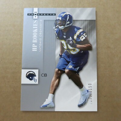 Antonio Cromartie RC 2006 Fleer Hot Prospects #106 San Diego Chargers F.S.U. #'d