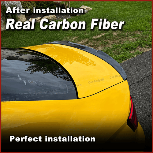 Carbon Heckspoiler Abrisskante Spoiler Flügel Passt für Audi A3 Sline S3 2014-19 - Picture 4 of 12