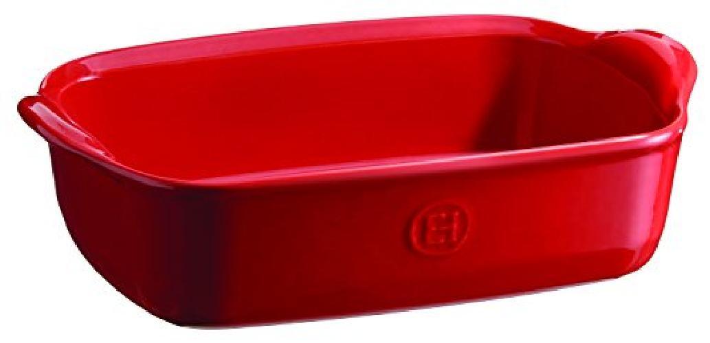 Emile Henry, Piatto da Forno Singolo in Ceramica, Ceramica, Grand Cru, 22 x 14 x