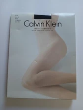 Calvin Klein Active Sheer Essentials Control Top Black Size A