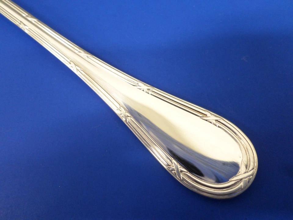 CUCHARA PARA SERVIR MESA Christofle Hotel PASTORALE Plateado Brillante Contorno X's Foto 2 de 4