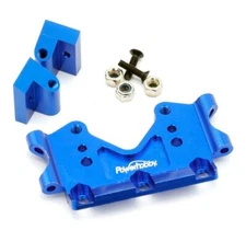 Powerhobby Aluminum Front Bulkhead FOR Traxxas Slash 2WD BLUE