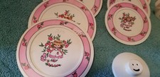 Vintage Chilton Toy Dishes APPLE GIRL DESIGN
