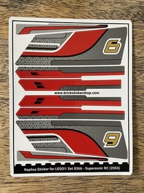 LEGO Racers: Supersonic RC (8366) *Complete With Instructions* *New Stickers*