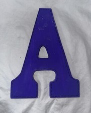 Wooden Letter  A  paintable
